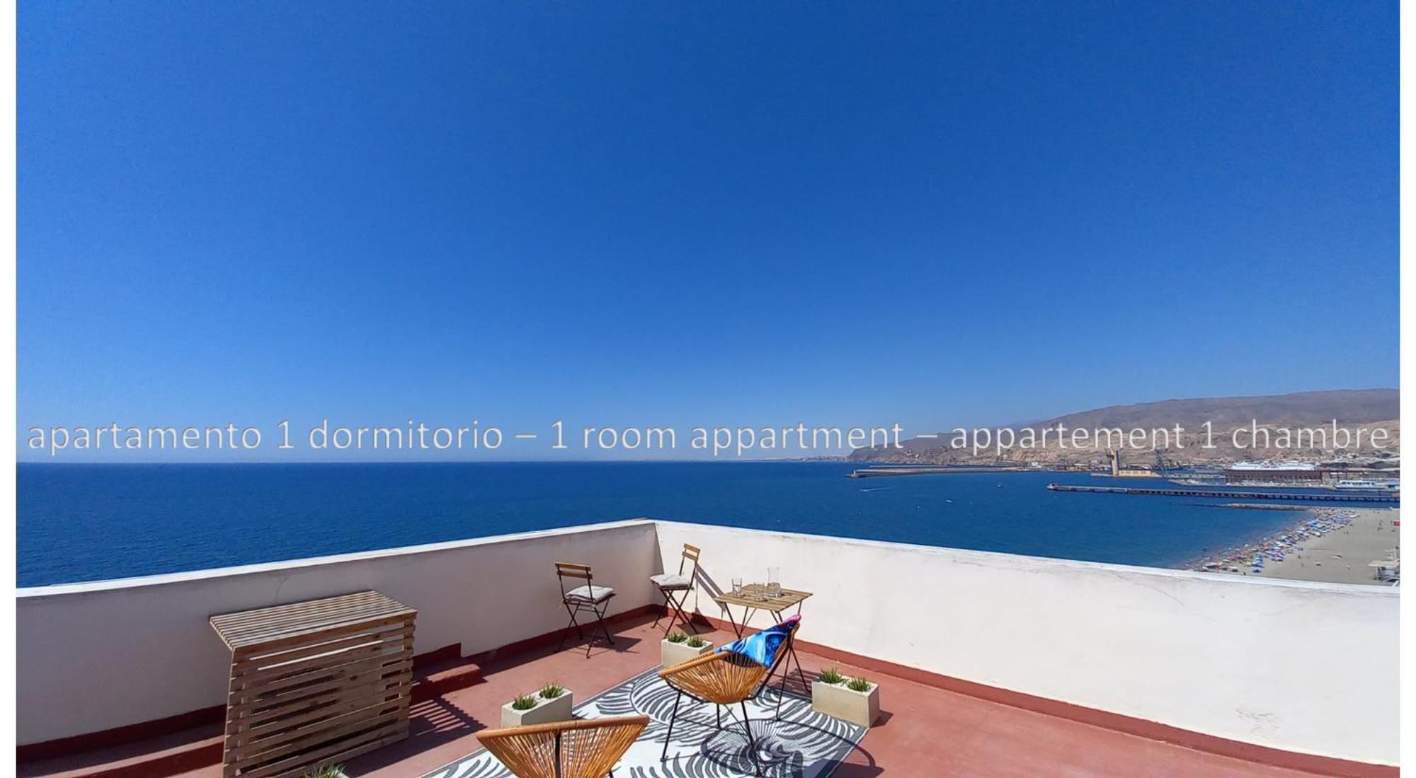 Increible Atico Con Vistas A La Bahia De Almería Kültér fotó